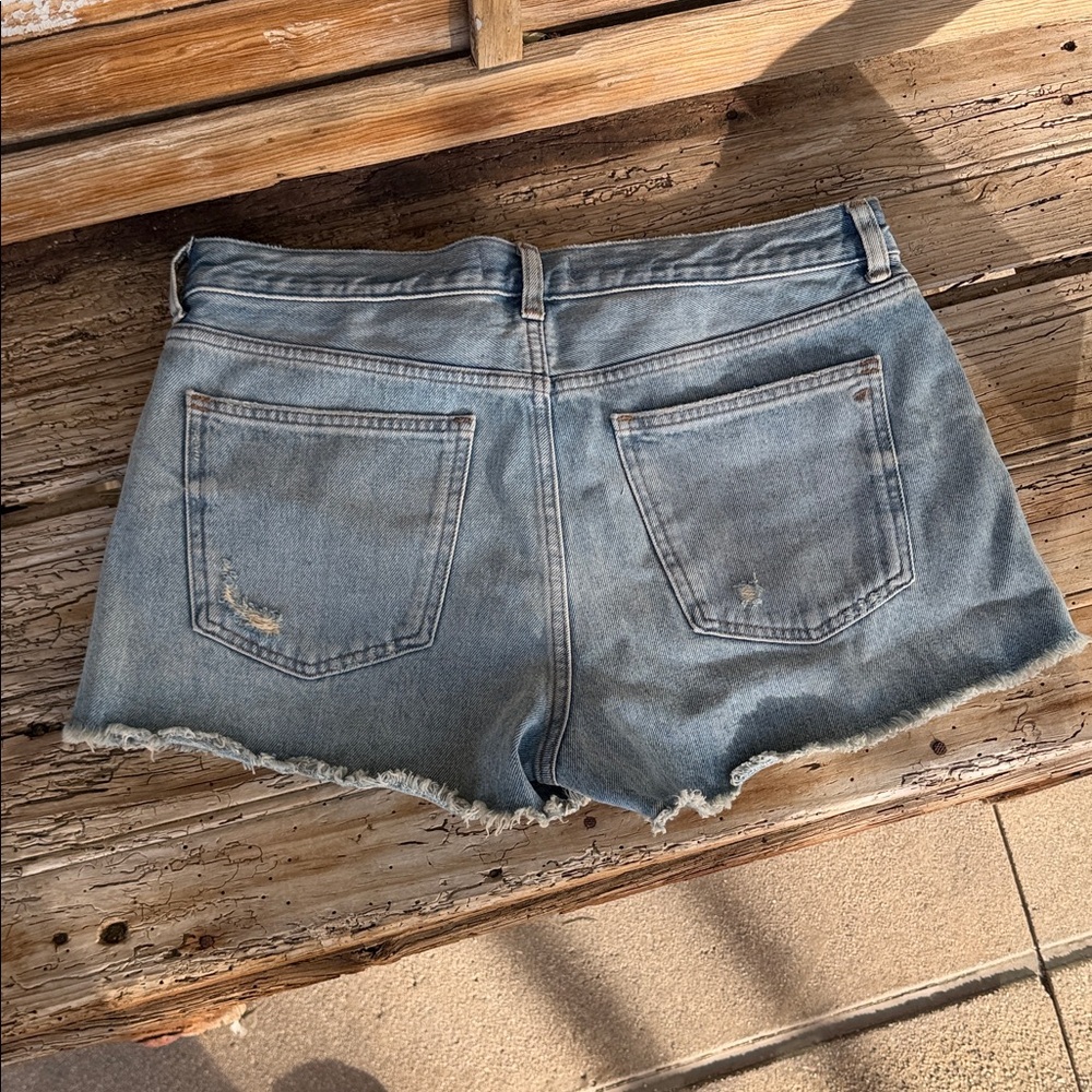 MADEWELL Brynn Blue Jean Shorts 29 - Picture 10 of 13